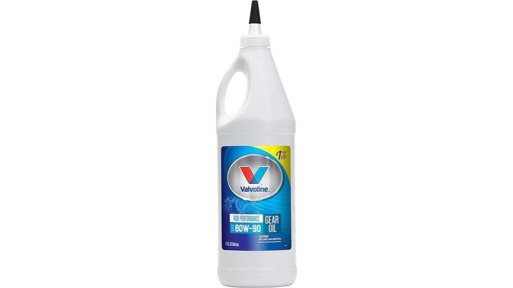 valvoline 80w 90 gear oil