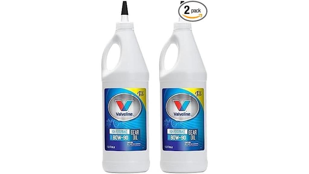 valvoline gear oil pack