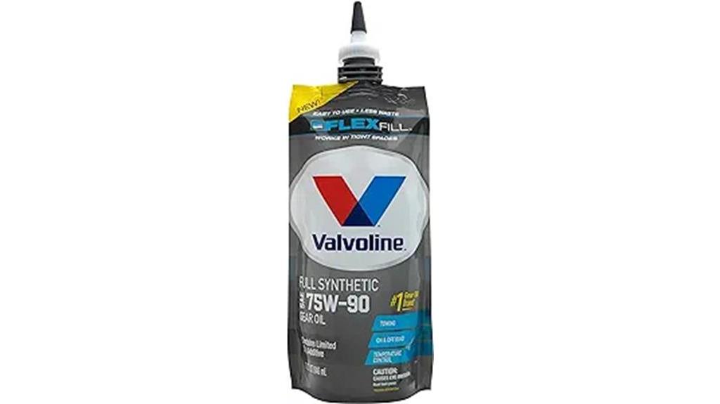 valvoline gear oil pouch