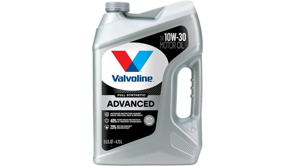 valvoline synthetic motor oil