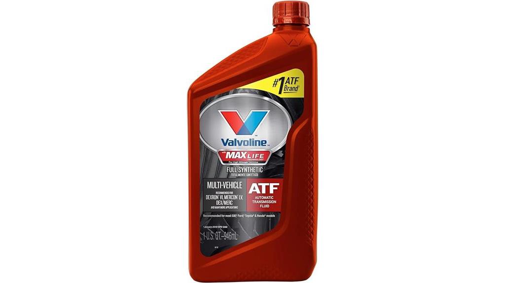 valvoline synthetic transmission fluid