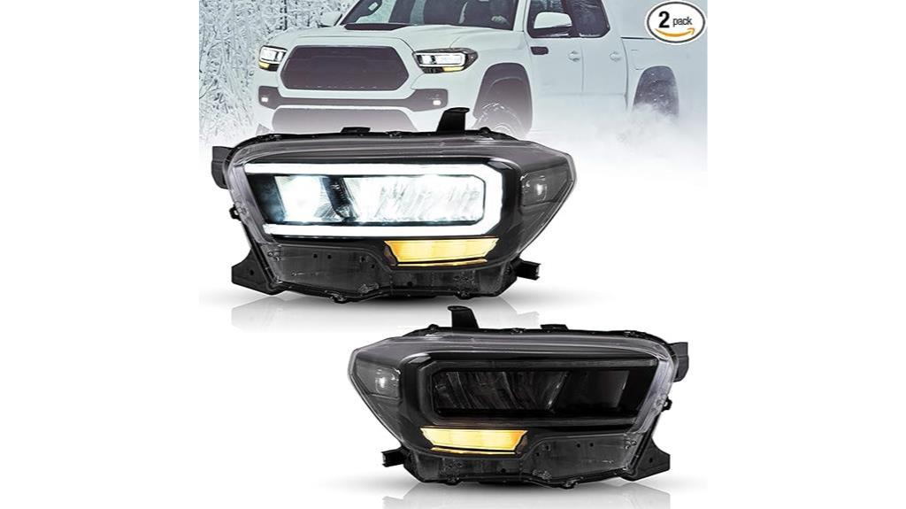 vland tacoma led headlights assembly