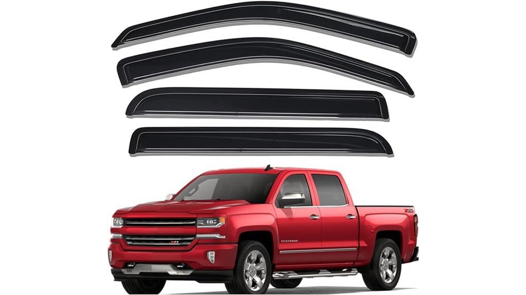 window deflectors rain guard