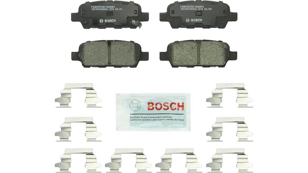 Bosch BP1336 QuietCast Set Pastiglie Freno A Disco Posteriori Premium - Qualità Originale