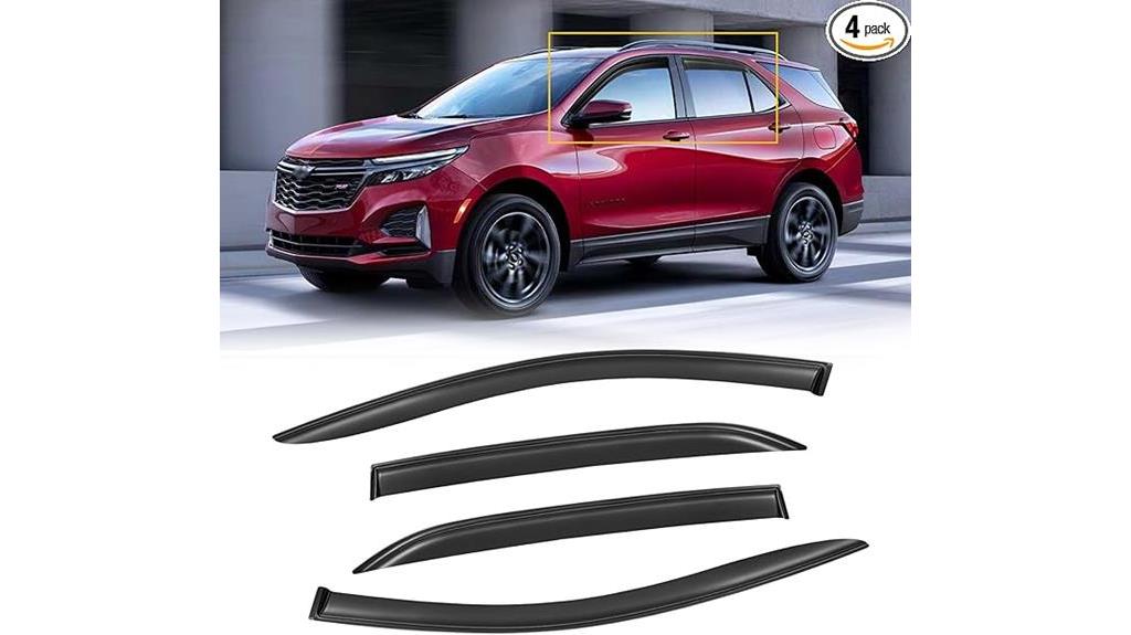 chevrolet equinox window visors