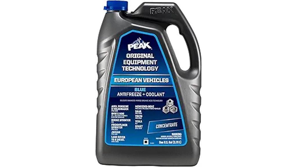 european vehicle antifreeze coolant