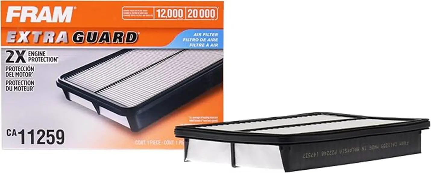 fram engine air filter replacement