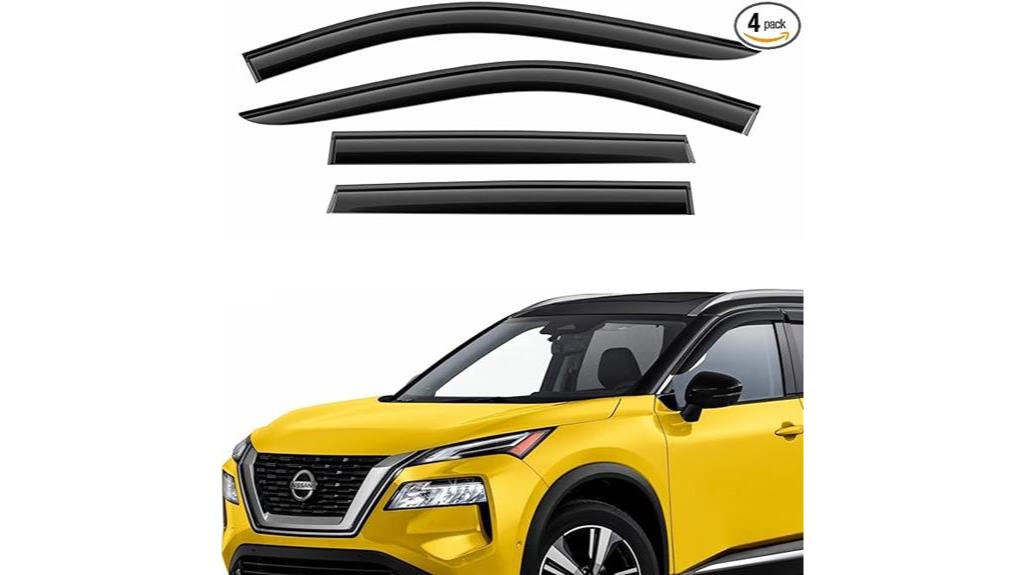 nissan rogue window deflectors