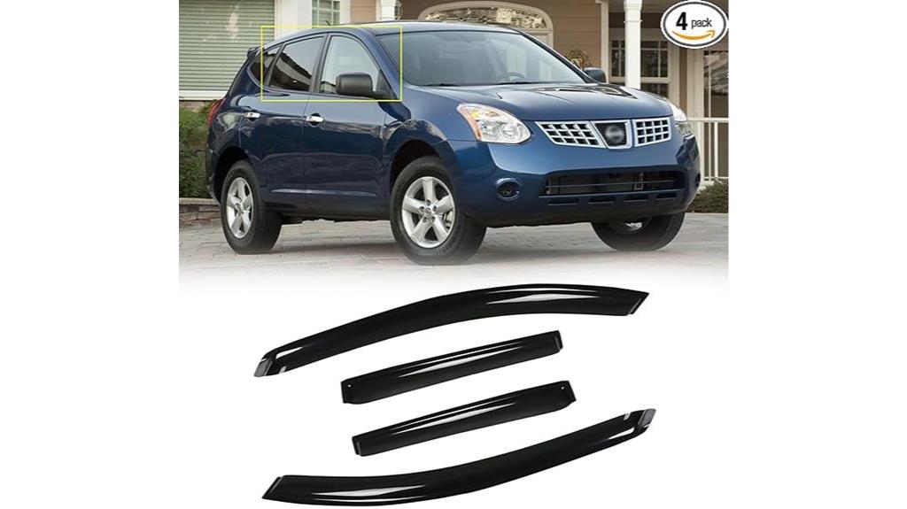 nissan rogue window visors