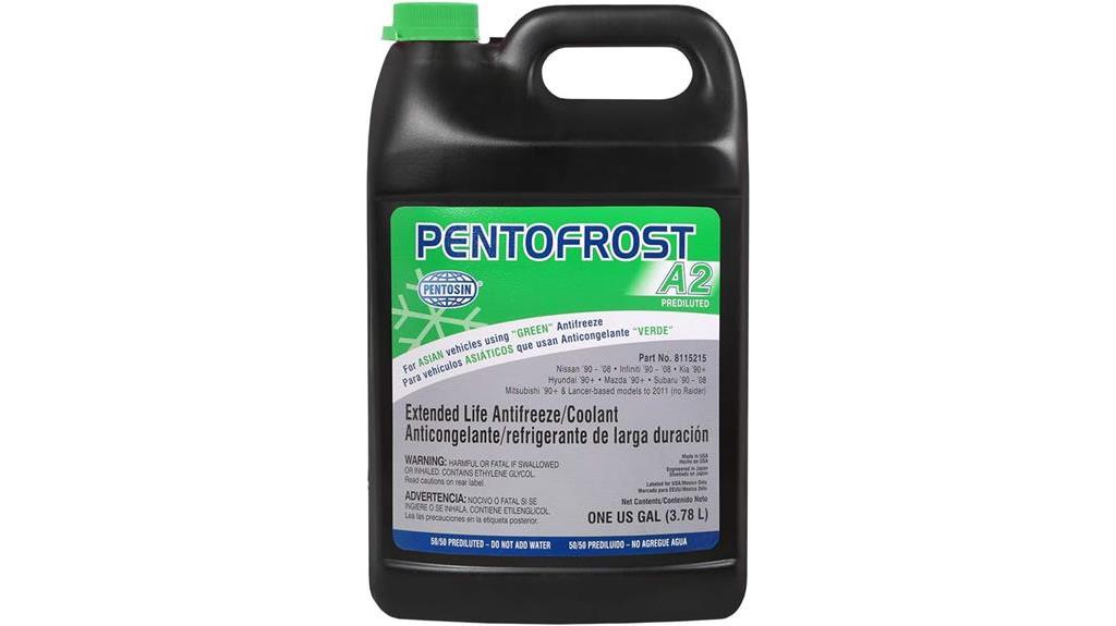 pentosin green antifreeze coolant