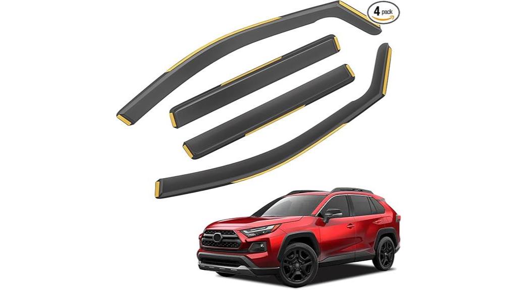 shatterproof rain guards rav4