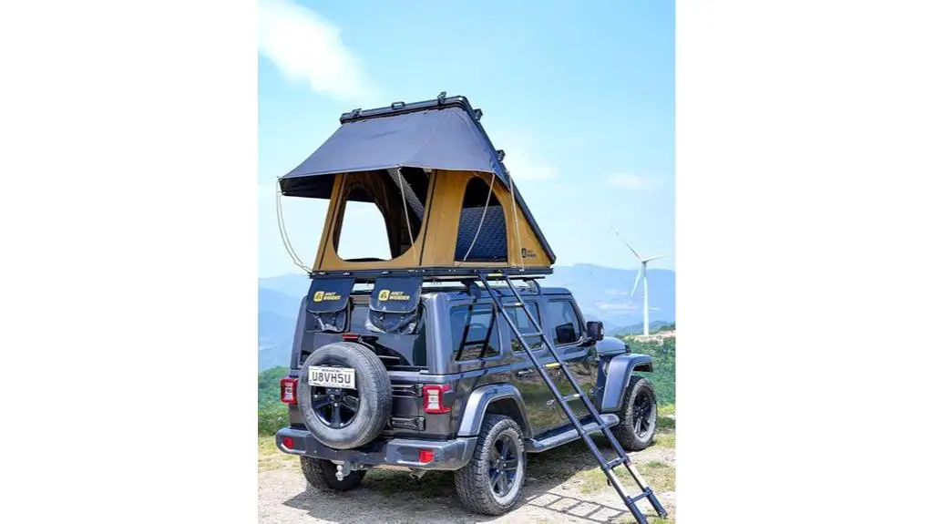 suv rooftop hard shell tent