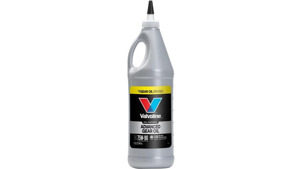 valvoline full synthetic gear oil