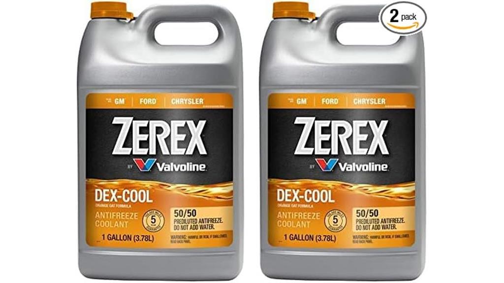 valvoline zerex dex cool coolant