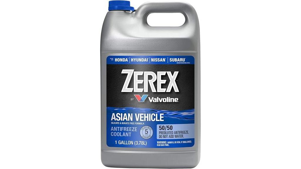 zerex asian vehicle coolant