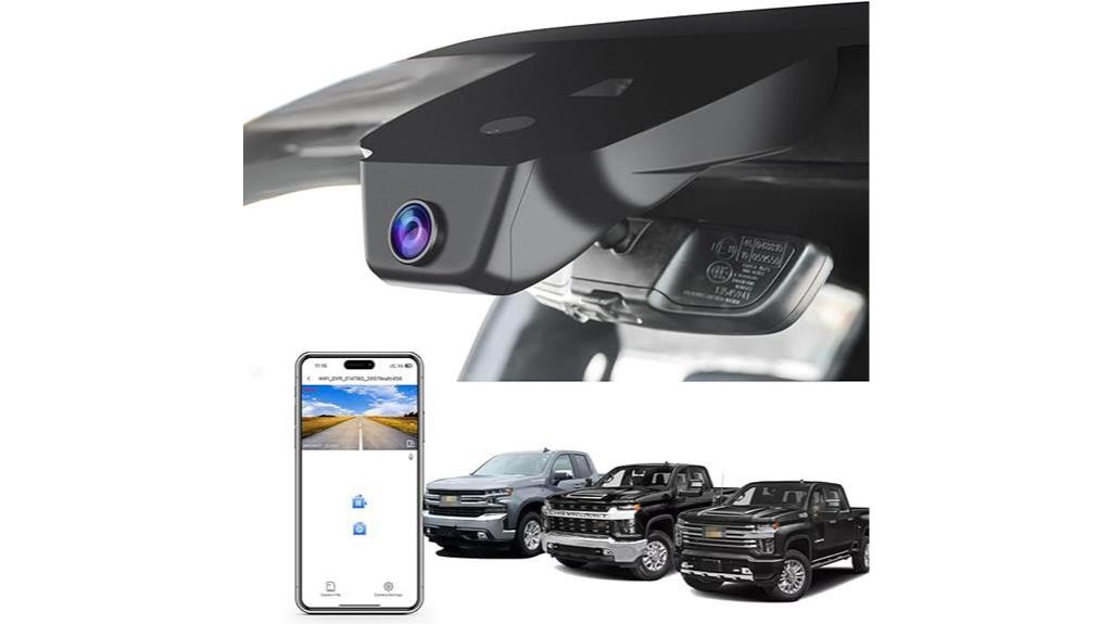 4k dash cam chevy silverado