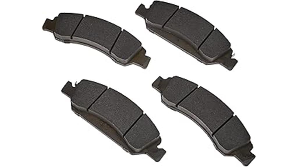 acdelco ceramic brake pad set