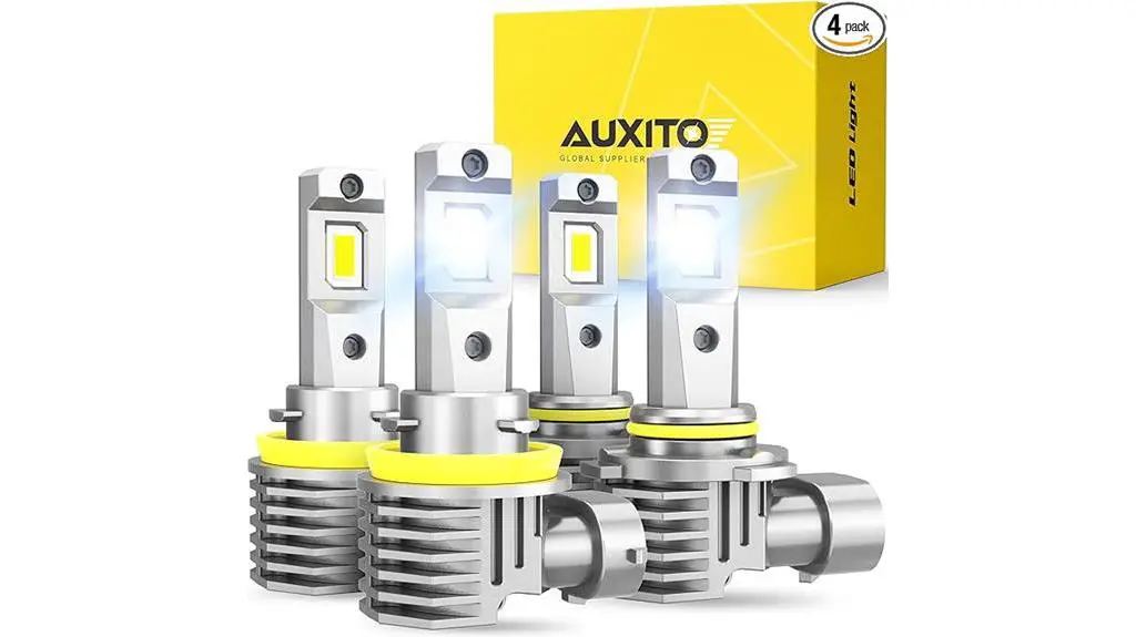 auxito led bulbs combo