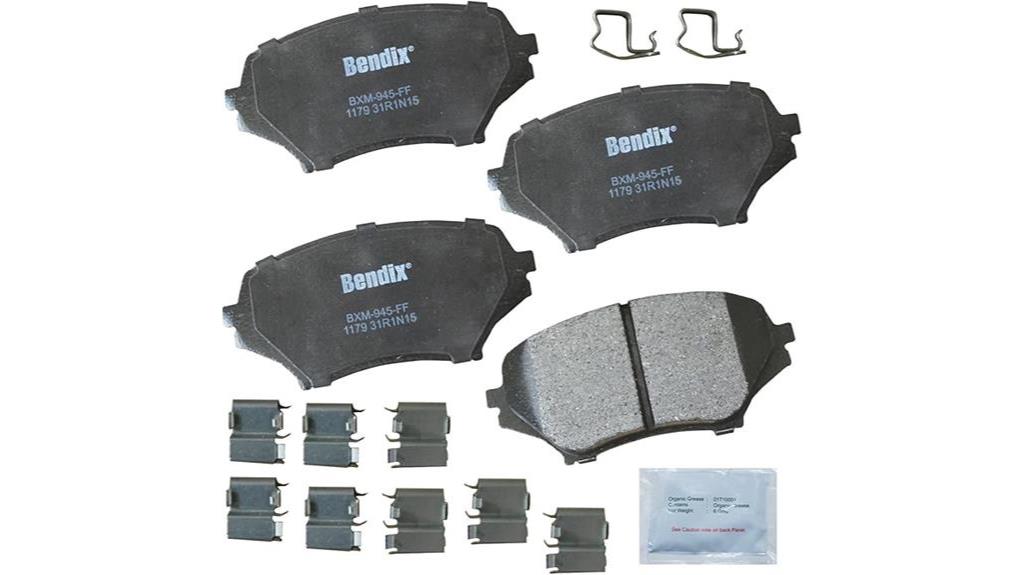 bendix semi metallic brake pads