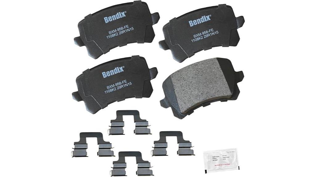 bendix semi metallic brake pads