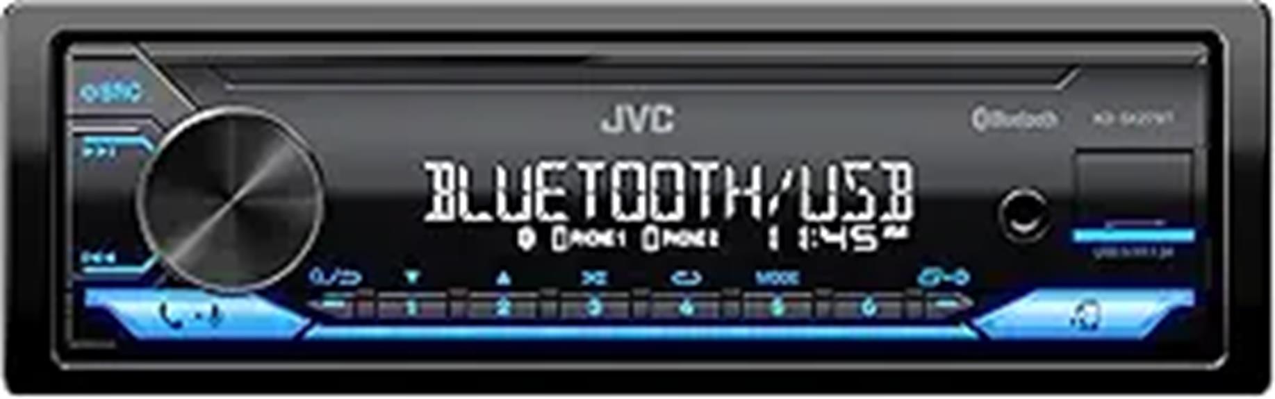 bluetooth car stereo jvc