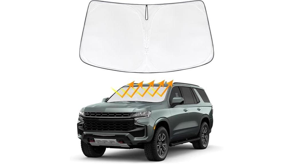 chevrolet tahoe windshield sun shade