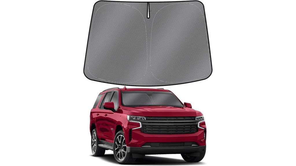 chevrolet tahoe windshield sun shade