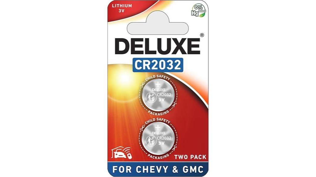 chevy gmc key fob batteries