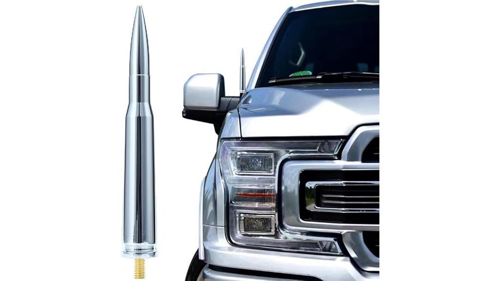 chrome bullet antenna trucks