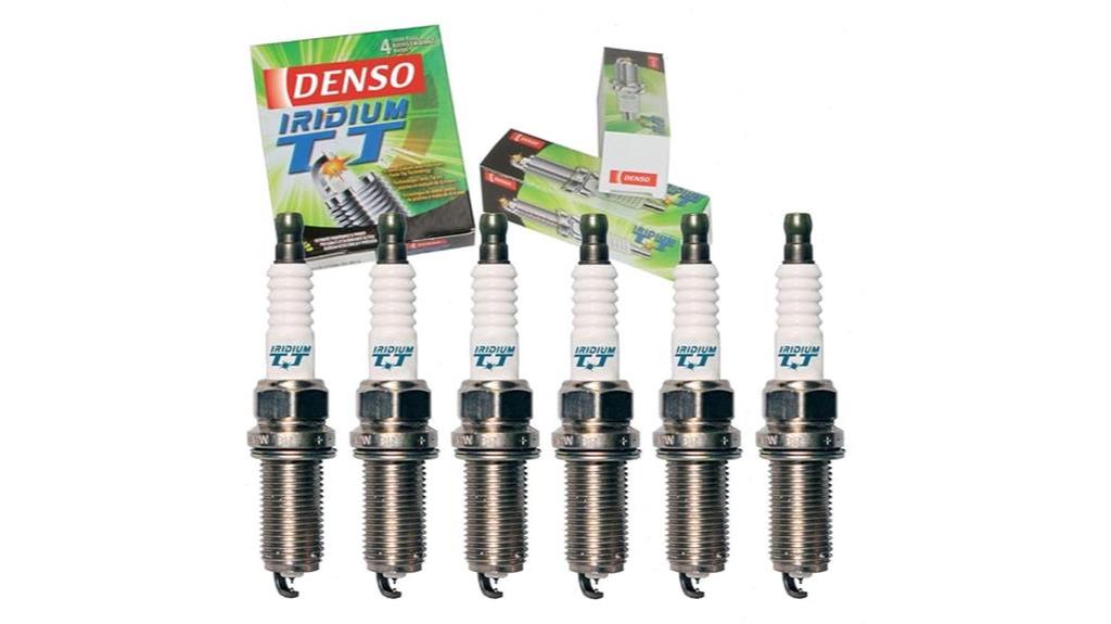 DENSO Iridium TT Spark Plugs 4-Pack - IXEH20TT Twin Tip For Better Acceleration & Fuel Economy