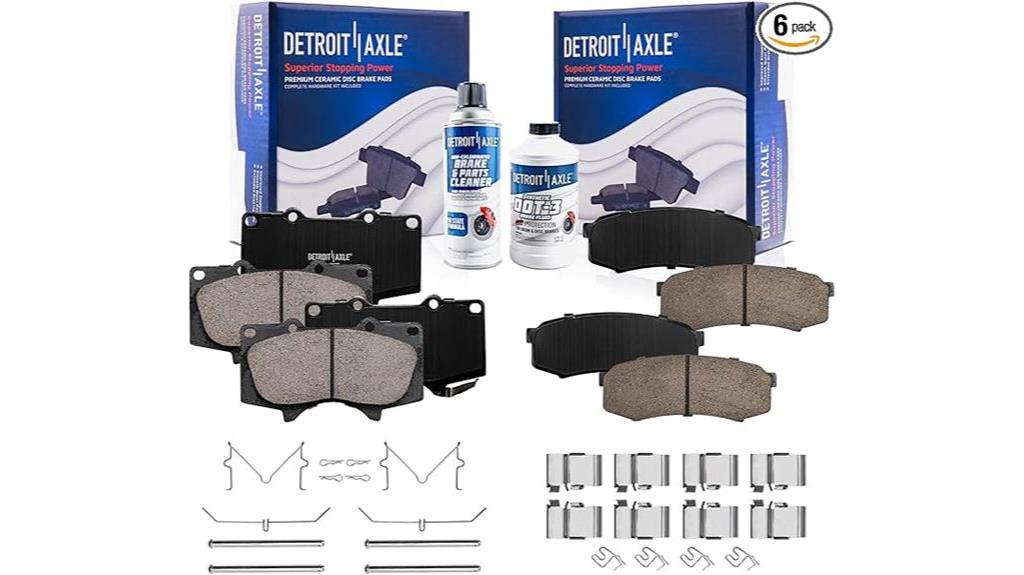 detroit axle brake pads