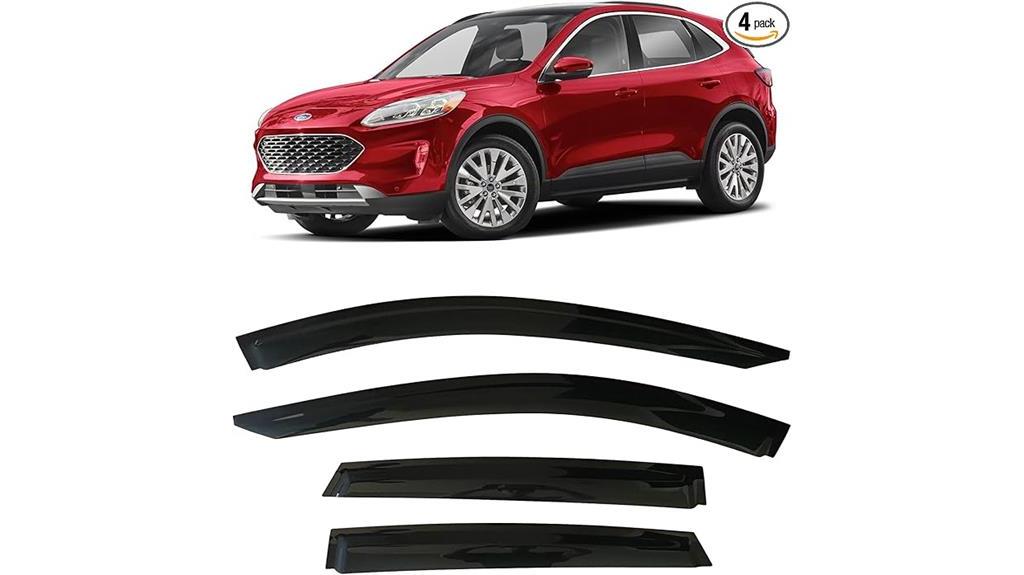 ford escape window deflectors