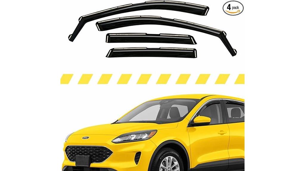 ford escape window deflectors