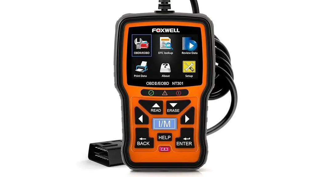 foxwell nt301 obd2 scanner