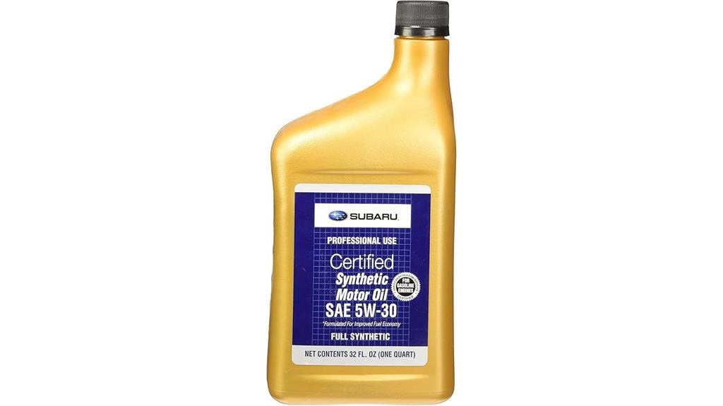 genuine subaru 5w30 oil