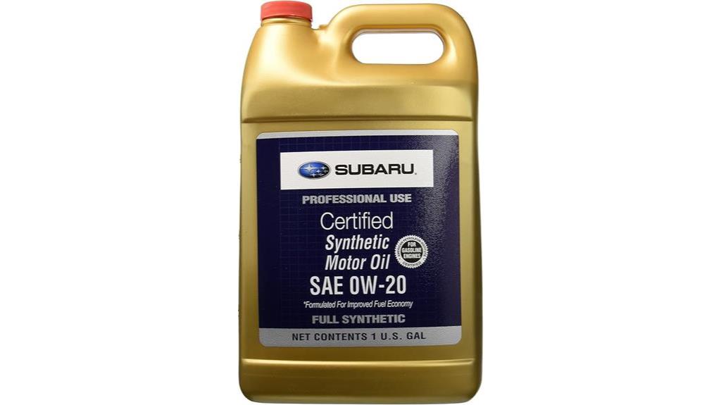 genuine subaru synthetic oil