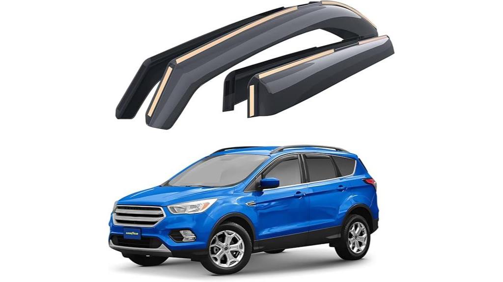 goodyear window deflectors ford escape