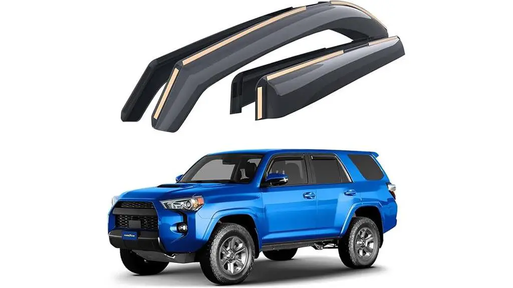 goodyear window deflectors toyota