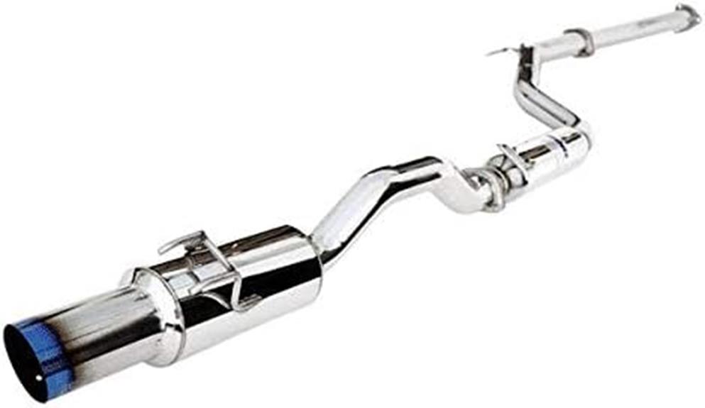 honda civic si exhaust system