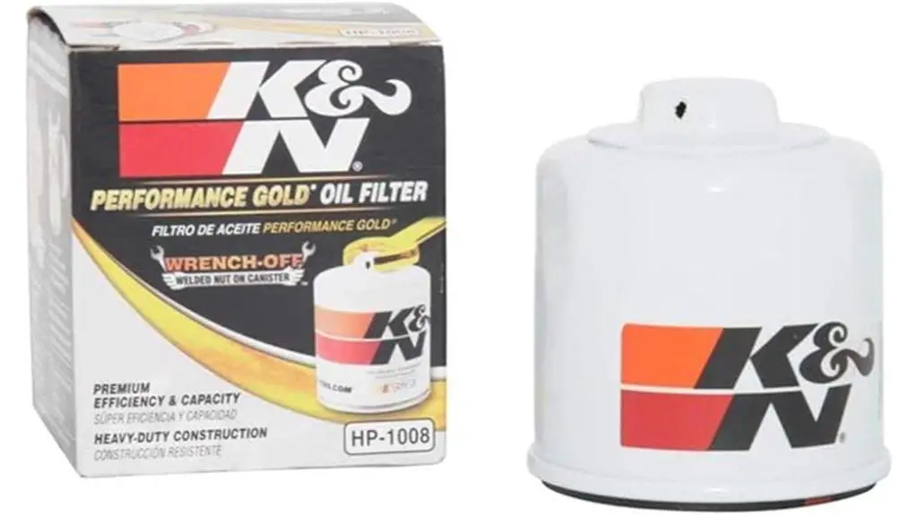k n oil filter selection