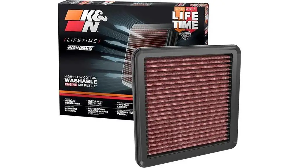 k n reusable air filter