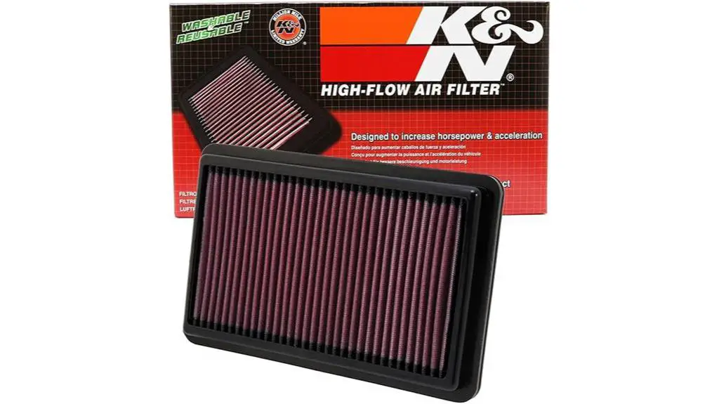 k n reusable engine filter