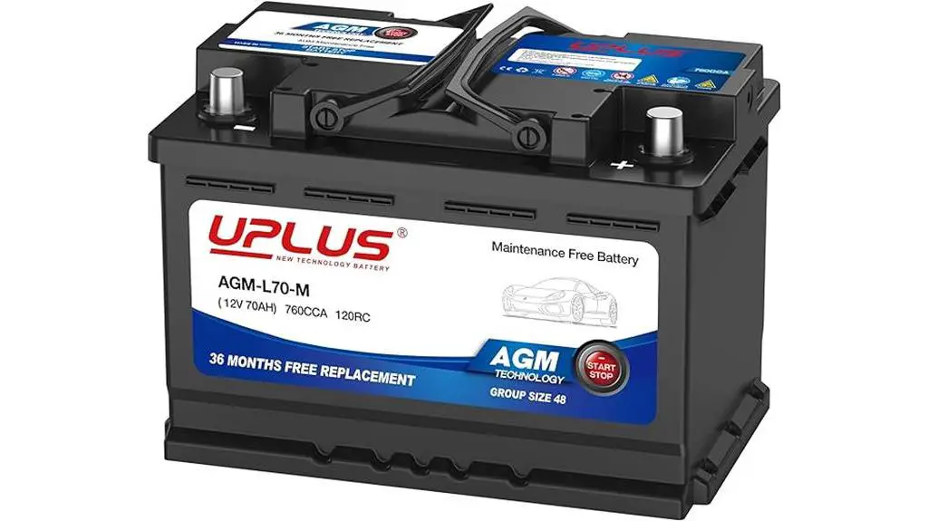 maintenance free agm battery