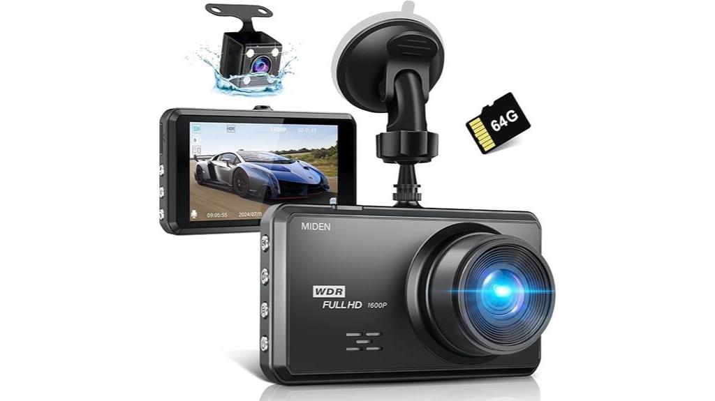 miden s7 dash cam