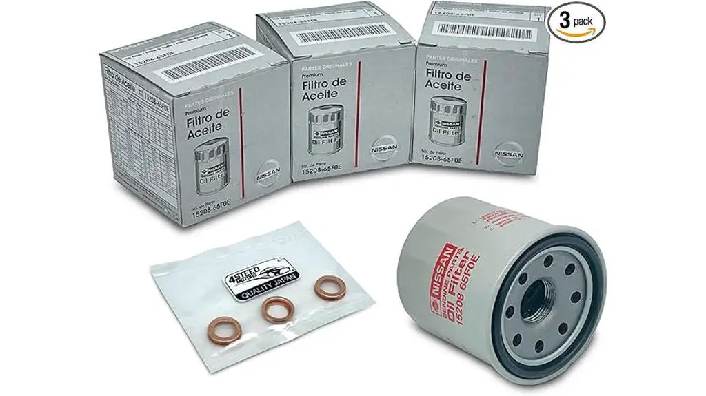 nissan infiniti oil filter set