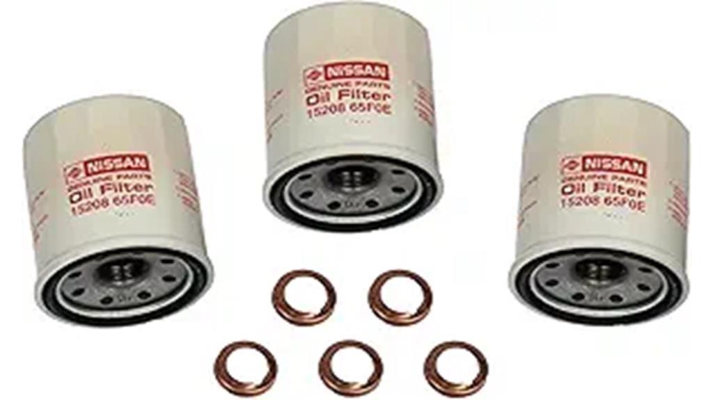 nissan oil filters and washers