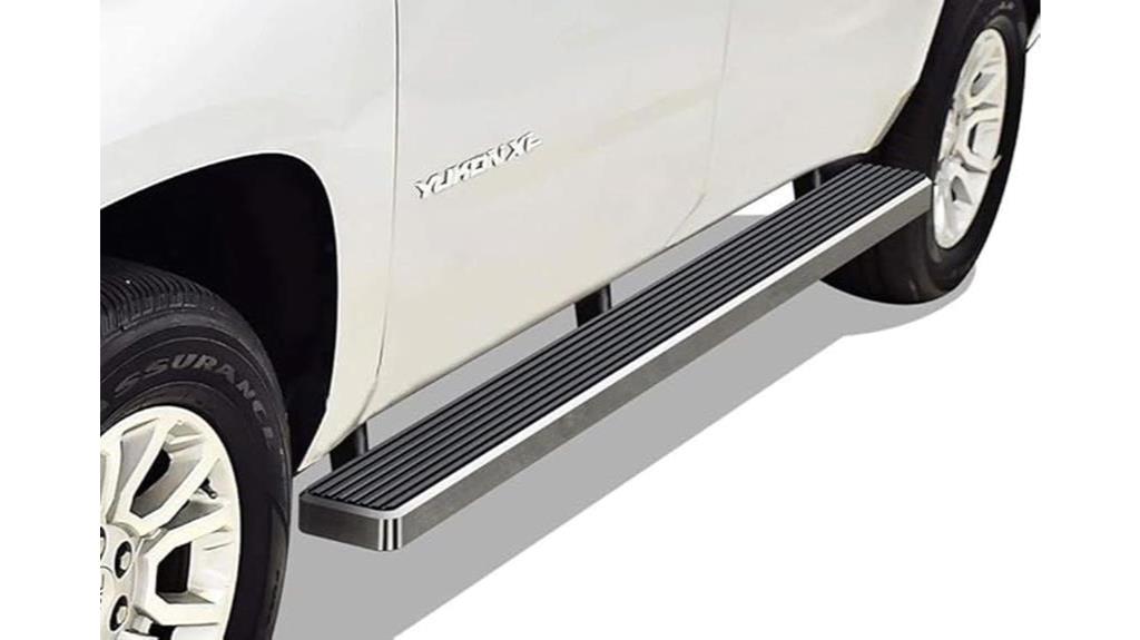 premium stainless steel running boards