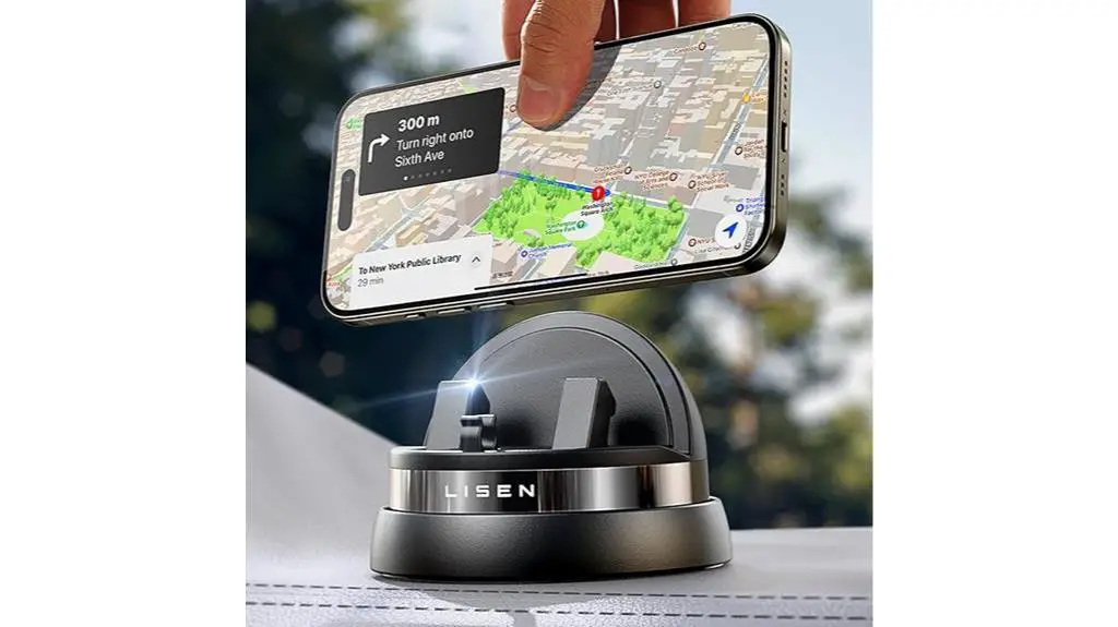 rotatable smartphone car holder