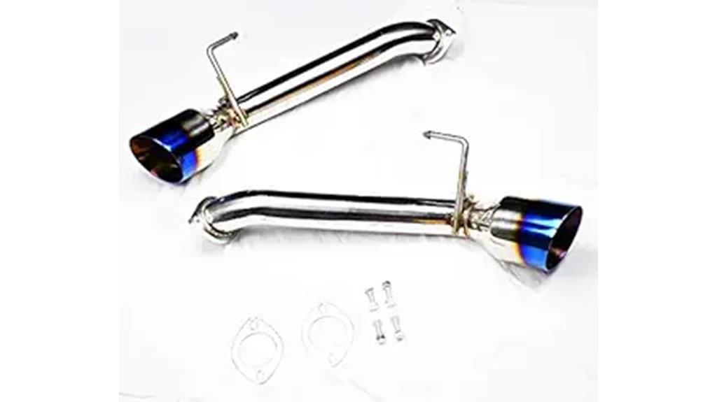 stainless axle back exhaust