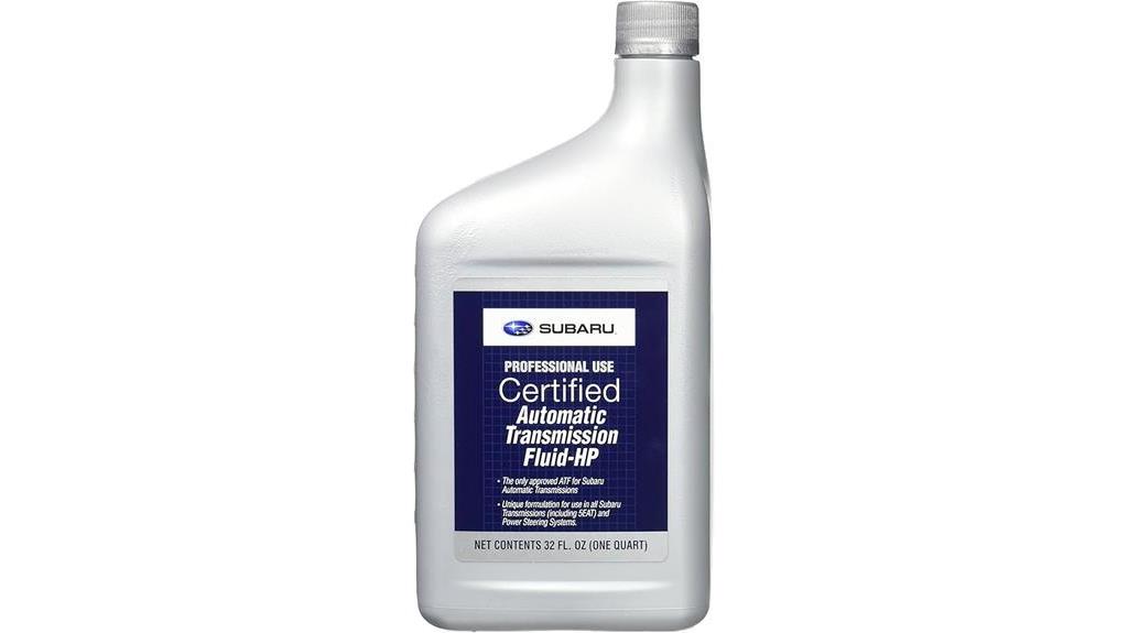 subaru automatic transmission fluid